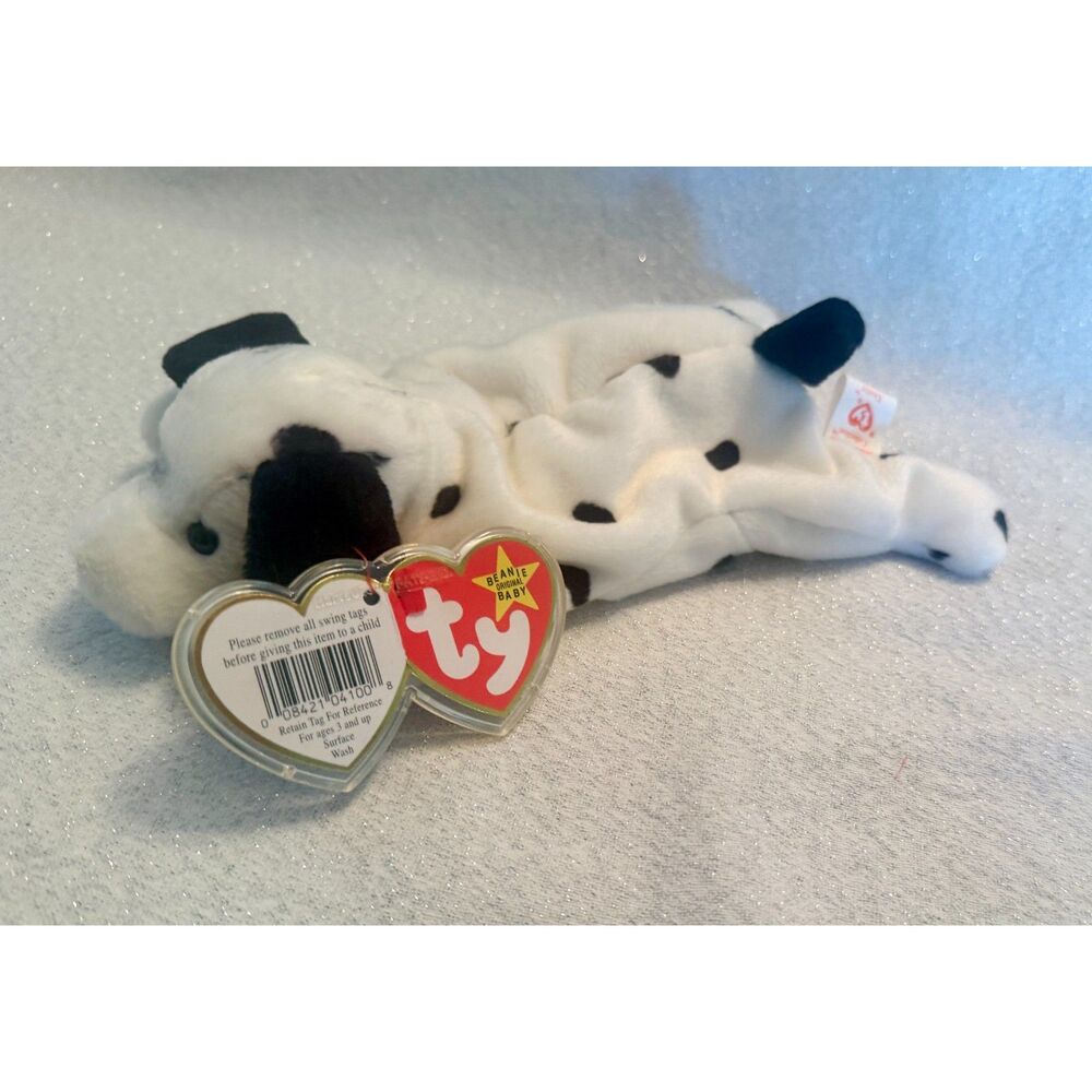 TY Beanie Baby Dottie with rare ERROR of Sparky hang tag